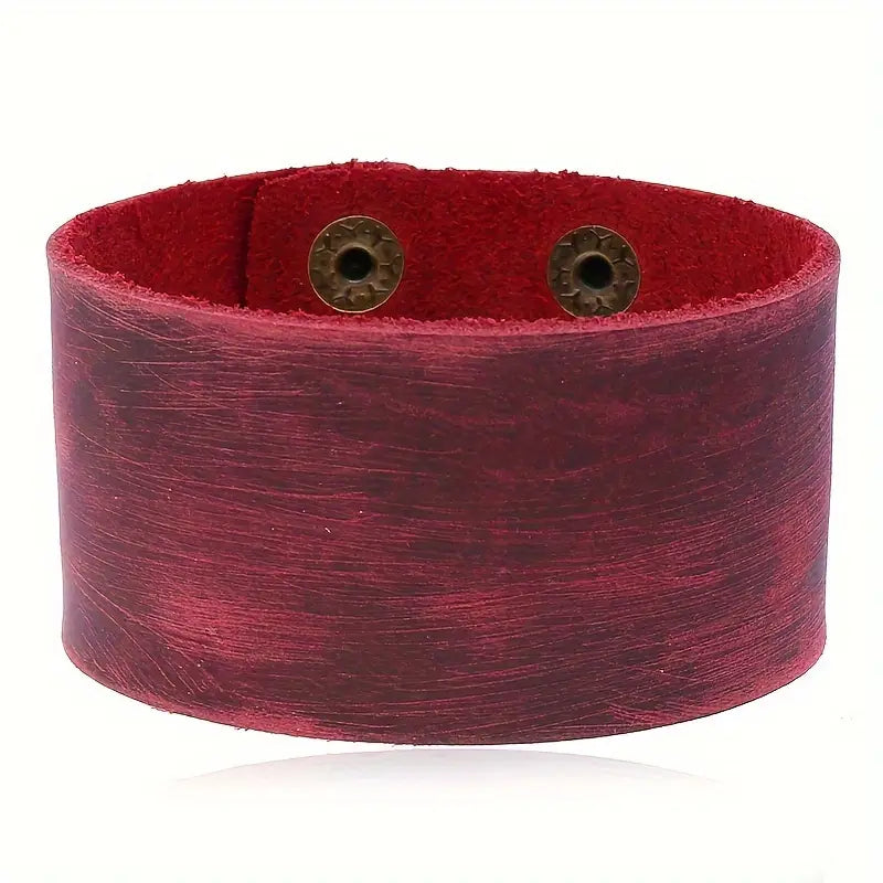 Men’s Red Cuff Bracelet