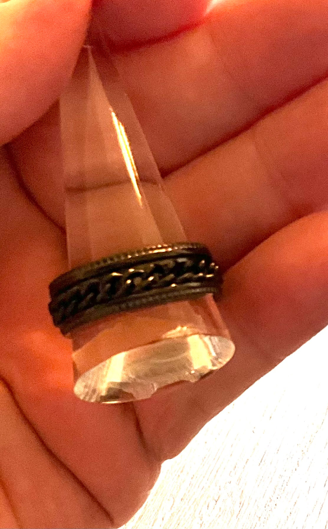 Men’s Black Fashion Design Band Ring