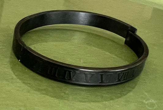 Chic Stainless Steal Black Bracelet