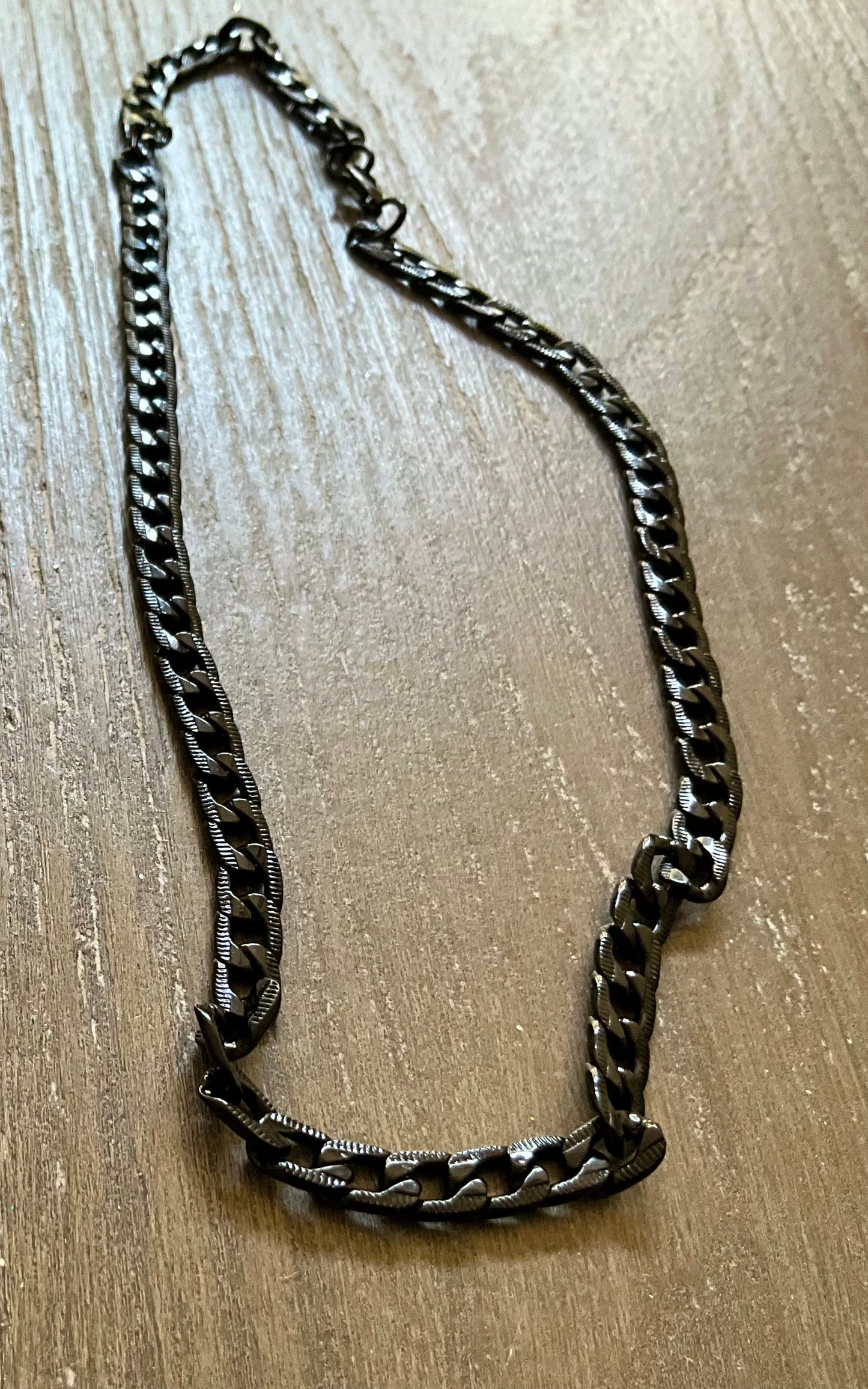 Black Chic Rope Chain Necklace