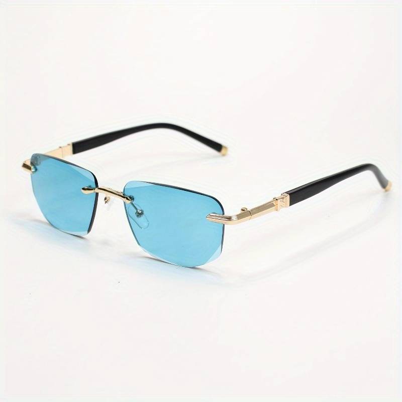 Blue stylish metal Hinges Unisex Reading Sunglasses for Office, Home or Daily Wear. +4.00