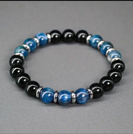 Chic Black & Blue Braclet