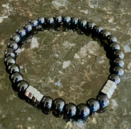 Chic Black Beaded Bohemian Bracelet